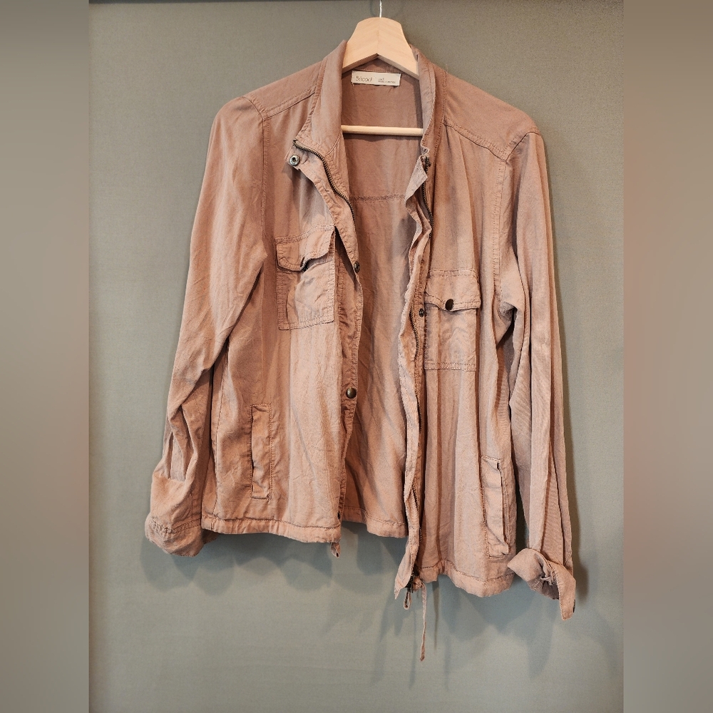 Women's Tan Casual Jacket- Size Small